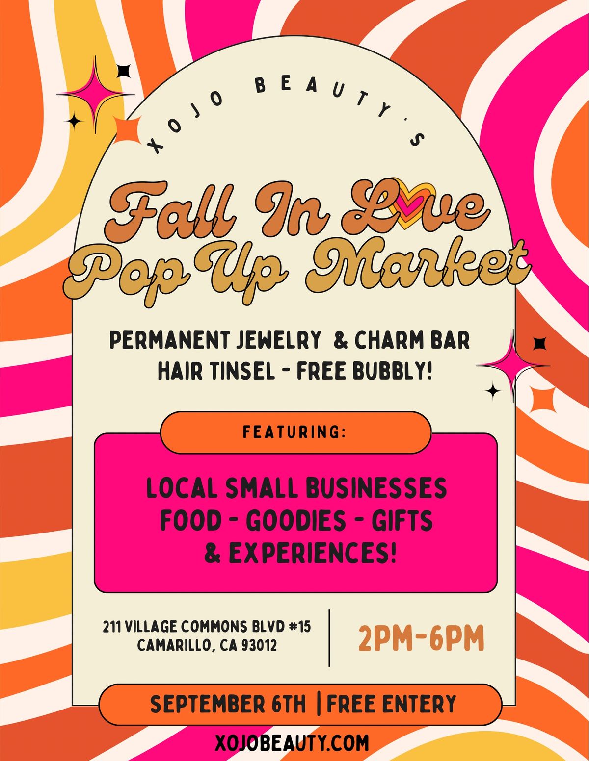Experience the vibrant atmosphere at the Fall In Love Pop Up Market, showcasing local vendors, fall-themed products, and cozy finds.